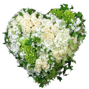 Traditional Sympathy Heart, available in all colors