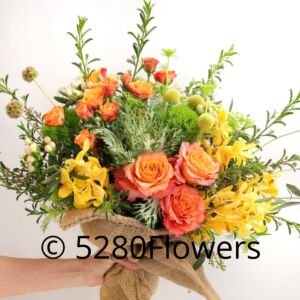 Hand tied Wildflower bouquet