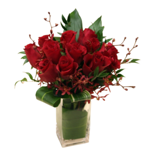 Tied Roses and Orchids