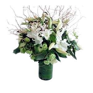 Super White lillie Arrangement