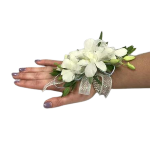 White Orchid Corsage or Wristlet 48 hours notice
