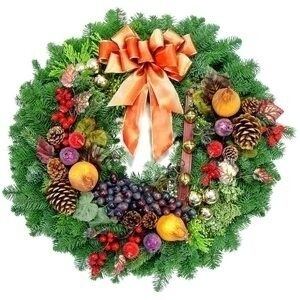 Fresh Holiday Bounty Christmas Wreath