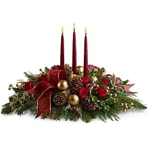 Over the Top Christmas centerpiece