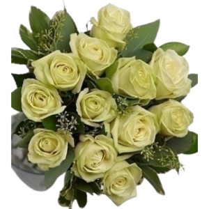 Green Rose arrangement, Fair Trade