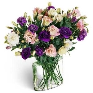 Local Lisianthus arrangement