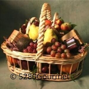 Certified Organic Fruit and Chocolate basket