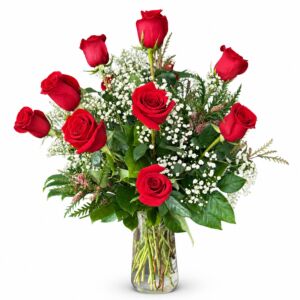 Denver Same Day Delivery Red Rose Arrangement
