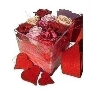 Romantic Rose Cube