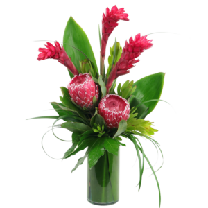 Tropical Ginger and Protea arrangement