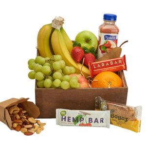 Local Healthy Snack and Fruit crate