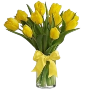 Yellow Tulip arrangement
