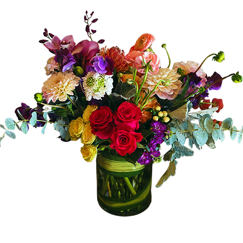 Large custom floral arrangement designed by 5280Flowers in Denver